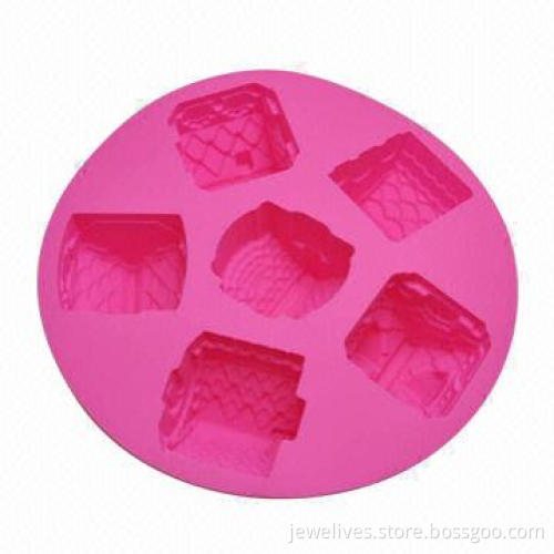 Cake Molds/Home for Christmas Series Cake Molds, Made of Food Grade Silicone